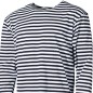 Preview: Russisches Marine Shirt, langarm Sommer, garngefärbt